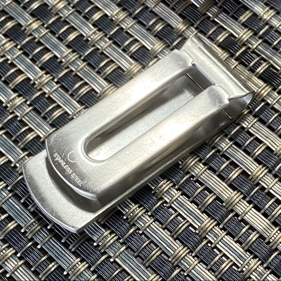 James Cavolini Stainless Steel 3D Cross Money Clip - Picture 2 of 7